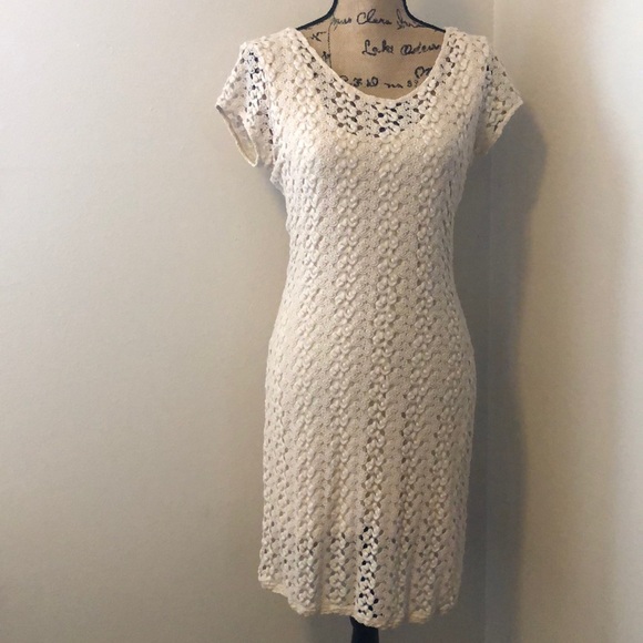 Free People Dresses & Skirts - Free People Gypsy Crochet Lace Mini Dress